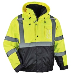 Ergodyne&trade;&nbsp;GloWear&trade; 8381 3-in-1, Type R, Class 3, Thermal High Visibility Bomber Jacket