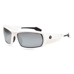 Ergodyne Skullerz Odin Safety Glasses/Sunglasses Frame color: White; Lens