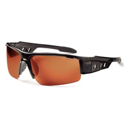 Ergodyne Skullerz Dagr Safety Glasses/Sunglasses, Black Frame Frame color: