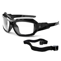 Ergodyne Skullerz Loki Safety Glasses/Sunglasses Frame color: Black; Lens