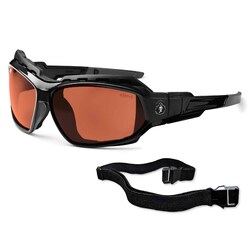 Ergodyne Skullerz Loki Safety Glasses/Sunglasses Frame color: Black; Lens