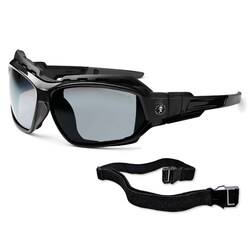 Ergodyne Skullerz Loki Safety Glasses/Sunglasses Frame color: Black; Lens