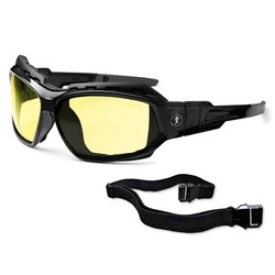 Ergodyne Skullerz Loki Safety Glasses/Sunglasses Frame color: Black; Lens