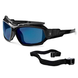 Ergodyne Skullerz Loki Safety Glasses/Sunglasses Frame color: Black; Lens