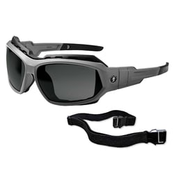 Ergodyne Skullerz Loki Safety Glasses/Sunglasses Frame color: Matte grey;