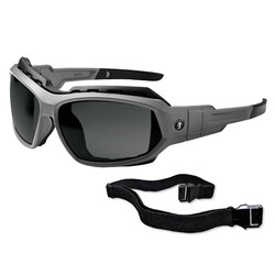 Ergodyne Skullerz Loki Safety Glasses/Sunglasses Frame color: Matte grey;