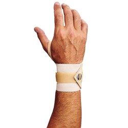 Ergodyne ProFlex 420 Wrist Wrap with Thumb Loop Tan; Large/X-Large:Personal