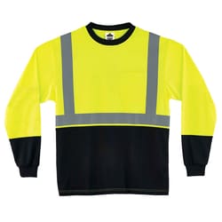 Ergodyne™ GloWear™ 8291BK Type R Class 2 Black Front Long Sleeve T-Shirt