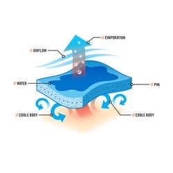 Ergodyne&trade;&nbsp;Chill-Its&trade; 6715CT Evaporative Cooling Hard Hat Pad