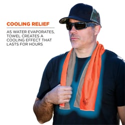 Ergodyne&trade;&nbsp;Chill-Its&trade; 6602MF Evaporative Microfiber Cooling Towel