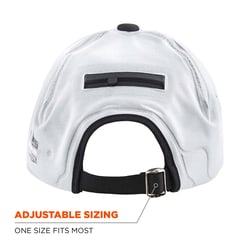 Ergodyne Chill-Its 6686 Dry Evaporative Cooling Hat Color: Gray:Personal