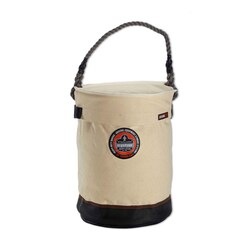 Ergodyne Arsenal 5730T Leather Bottom Bucket with Top Color: White:Personal