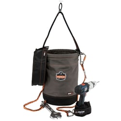 Ergodyne Arsenal 5960T Canvas Hoist Bucket with D-Rings and Top Canvas | Buy Online | Ergodyne&trade; | Fisher Scientific