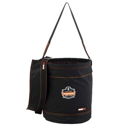 Ergodyne Arsenal 5975T Nylon Hoist Bucket with Top Color: Black:Personal