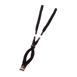 Ergodyne Skullerz 3215 Cotton Breakaway Eyewear Lanyard Color: Black:Personal