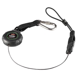 Ergodyne Squids 3001 Retractable Tool Lanyard with Carabiner and Loop Attachments