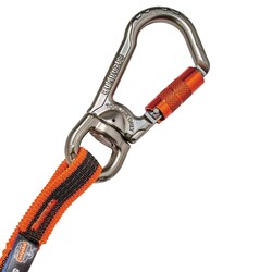Ergodyne Squids 3119F(x) Double-Locking Dual Swivel Carabiner Tool Lanyard