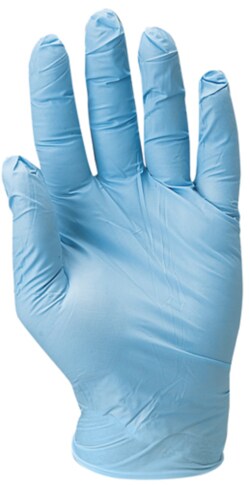 Euro Protection Nitrile Gloves, Powdered:Personal Protective Equipment:Hand