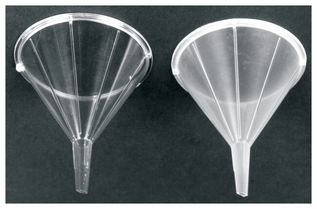 thumbnail image 2 of Globe Scientific 8302 Polystyrene Funnels - 65mm Top ID Case Of 100 2 of 12