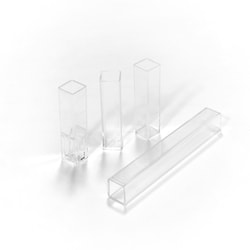 Caplugs Evergreen Scientific Spectrovette Cuvets UVT acrylic; Semi-micro:Cuvets