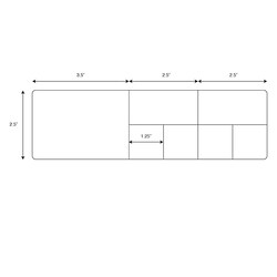 Fisherbrand Cerner / PathNet - Multi Set label 2-1/2 x 8 7/16 in., White:Facility