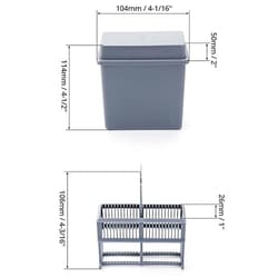 G-Biosciences&nbsp;Slides Staining Jar, 24-Slots, single unit