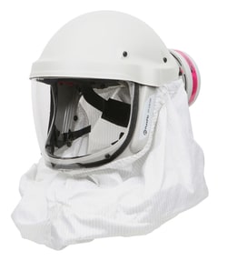 Gentex PureFlo PF50 ESM+ PAPR Respirator Hood, Gray Bump Cap, Internal