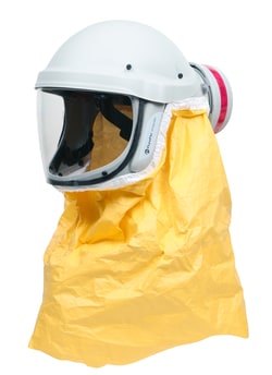 Gentex PureFlo PF50 ESM+ PAPR Respirator Hood, Gray Bump Cap, Internal