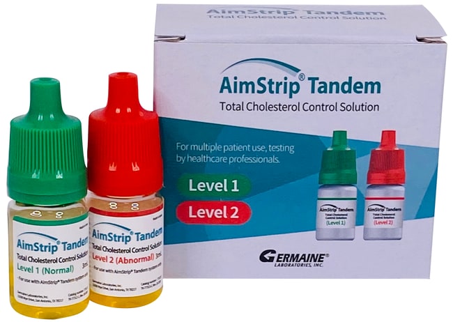 Germaine Laboratories AimStrip Tandem Total Cholesterol Control ...