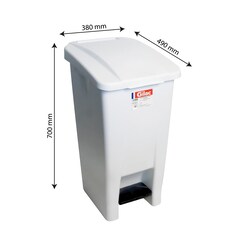 Gilac Economy Pedal Bin With Wheels 60 L | Buy Online | Gilac&trade; | Fisher Scientific