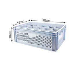 Gilac Diameter Glass Transport Crate 62 L | Buy Online | Gilac&trade; | Fisher Scientific