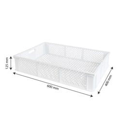 Gilac Finely Perforated Crate with Handles Gilac&trade; Finely Perforated Crate | Buy Online | Gilac&trade; | Fisher Scientific