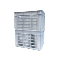 Gilac Stackable Perforated Crate with Handles Gilac&trade; Stackable Perforated Crate | Buy Online | Gilac&trade; | Fisher Scientific