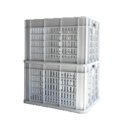 Gilac Stackable Perforated Crate with Handles Gilac&trade; Stackable Perforated Crate | Buy Online | Gilac&trade; | Fisher Scientific