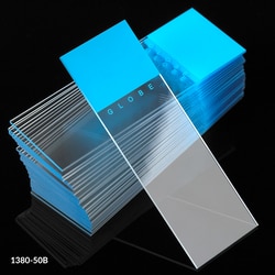 Globe Scientific Diamond™ White Glass Color Frosted Microscope Slides