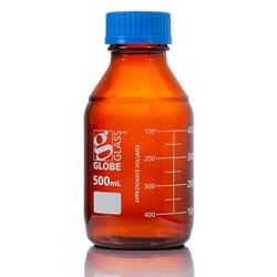 Globe Scientific Glass Amber Media Bottles 500 mL | Buy Online | Globe Scientific | Fisher Scientific