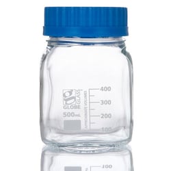 Globe Scientific Glass Square Media Bottles 500 mL | Buy Online | Globe Scientific | Fisher Scientific
