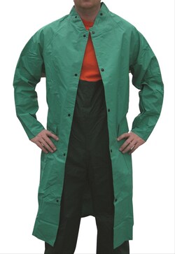 Guardian Protective Wear Tri-Weave Raincoats Green | Buy Online | Guardian Protective Wear | Fisher Scientific