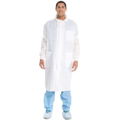 Halyard Health Universal Precautions Lab Coats White | Buy Online | Halyard Health | Fisher Scientific