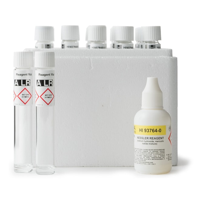 Hanna Instruments™ Ammonia Reagent Sets, For Colorimetric Water Testing