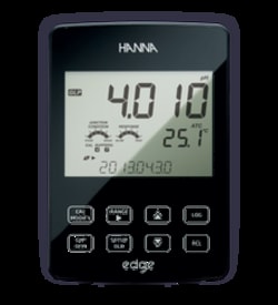 Hanna Instruments Medidor de EC multiparamétrico híbrido Edge:pH y electroquímica,