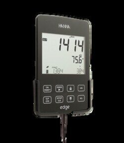 Hanna Instruments Medidor de EC multiparamétrico híbrido Edge:pH y electroquímica,