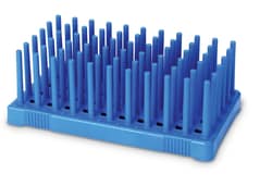 Fisherbrand Peg Tube Rack Blue | Buy Online | Fisher Scientific