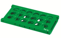 Fisherbrand Pop-Up Tube Rack Green | Buy Online | Fisher Scientific
