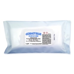 High-Tech Conversions Cobalt Blue™ Validated Sterile Polypropylene Cleanroom Wipes