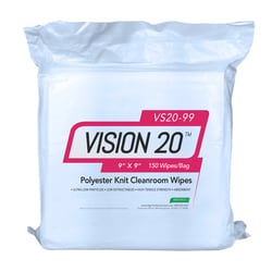 High-Tech Conversions VISION 20™ Polyester Knit, Heavy-Weight Cleanroom Wipes