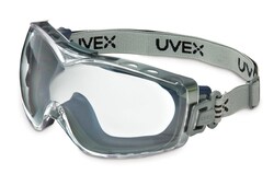 Honeywell Uvex Stealth OTG Goggles Clear lens, Navy frame:Personal Protective