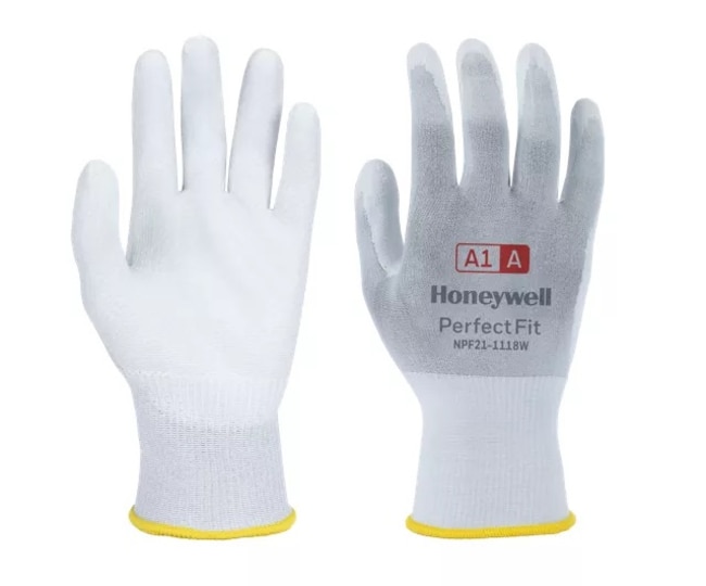 Honeywell Perfect Fit 18G GY PU A1/A Cut-resistant Gloves 7, Small