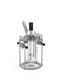 IKA™ Habitat Cell Bioreactor 2 L Single-Walled Glass Vessel Package