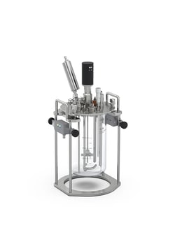 IKA™ Habitat Ferment Bioreactor 2 L Single-Walled Glass Vessel Package